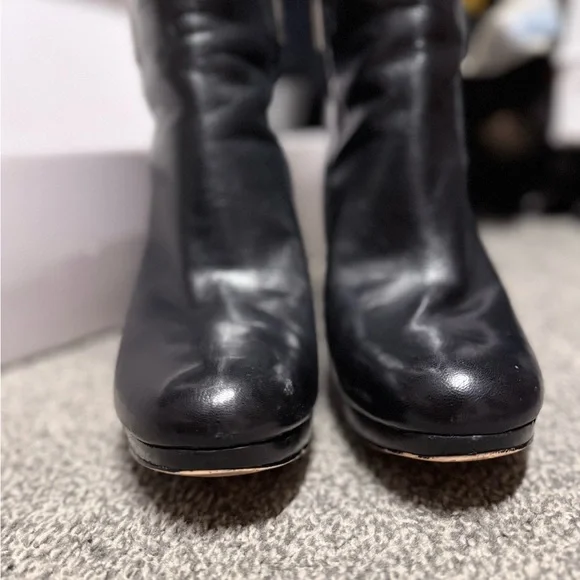 Nine West Black Heeled Boots - Picture 5 of 7